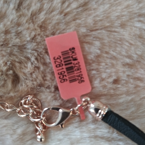 Pink Beads & Faux Leather Necklace & Earring Set - Picture 8 of 15